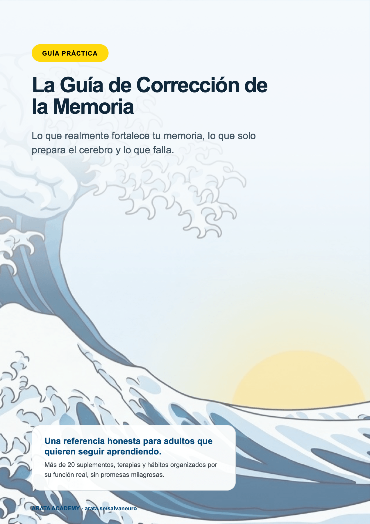 Portada de la Guía de Corrección de la Memoria SalvaNeuro